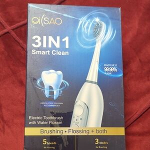 3-in-1 Smart Clean Electric Toothbrush - Silver